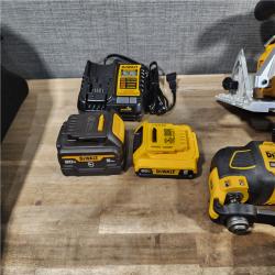 HOUSTON LOCATION - AS-IS DEWALT 20-Volt MAX Lithium-Ion Cordless 6-Tool Combo Kit with 2.0 Ah Battery, 5.0 Ah Battery and Charger