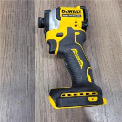 AS-IS DEWALT ATOMIC 20V MAX Lithium-Ion Cordless 1/4 in. Brushless Impact Driver Kit, 5 Ah Battery, Charger, and Bag