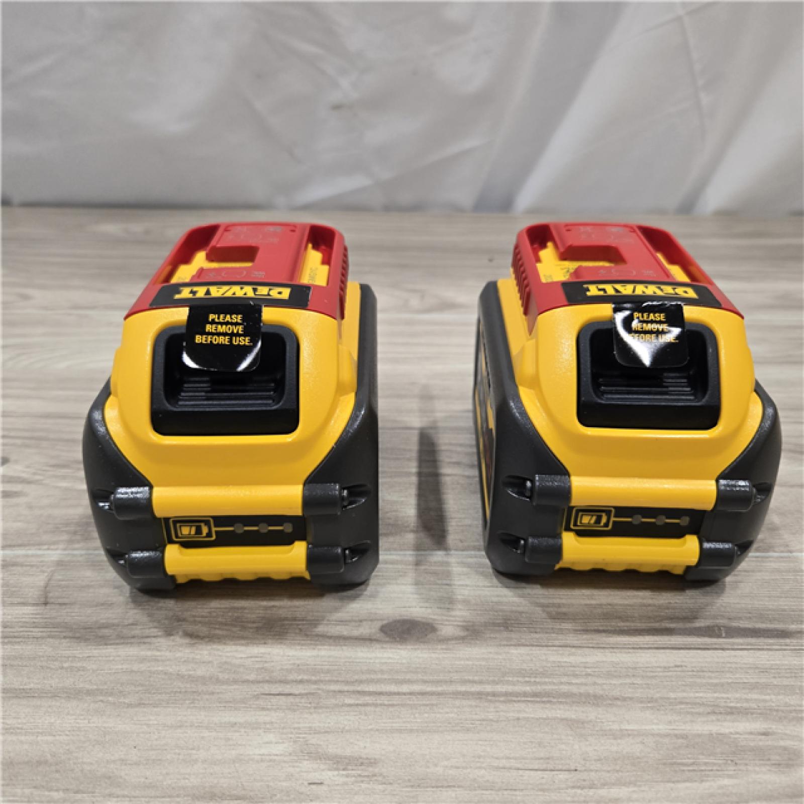 AS-IS DEWALT FLEXVOLT 20-Volt/60-Volt MAX Lithium-Ion 6.0Ah Battery Pack (2-Pack)