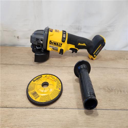 AS-IS- DEWALT 60V MAX Cordless Brushless 4.5 in. to 6 in. Small Angle Grinder with Kickback Brake (Tool Only)