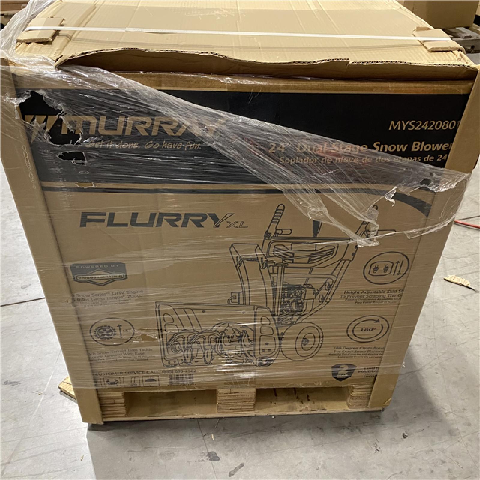 DALLAS LOCATION - Murray 24 in. 208cc Self-Propelled 2-Stage Gas Snow Blower with Electric Start