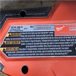 Houston Location AS-IS Milwaukee FUEL 18V Lithium-Ion Brushless Cordless 4-1/2 in./5 in. Grinder with Variable Speed & Paddle Switch (Tool-Only)