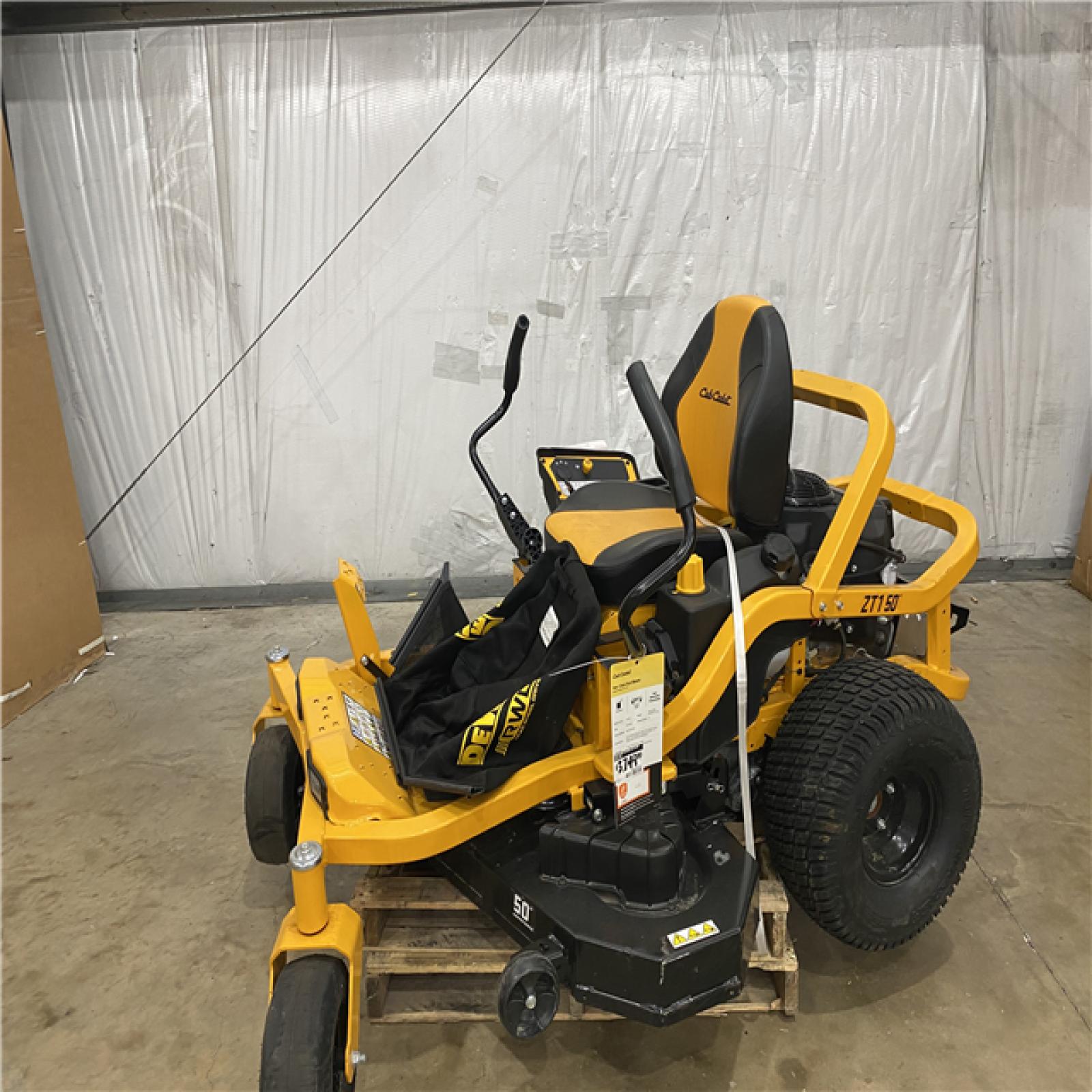 Houston Location - AS-IS Outdoor Power Equipment CUB CADET ZT1 50 INCH SIT DOWN MOWER