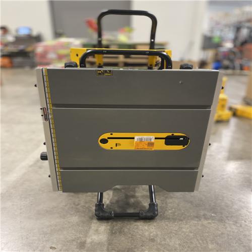 Dallas Location - As-Is DEWALT 15 Amp Corded 10 in. Job Site Table Saw with Rolling Stand