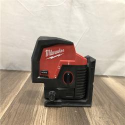 AS-IS Milwaukee 12-Volt Lithium-Ion Cordless Green 125 ft. Cross Line and Plumb Points Laser Level (Tool-Only)