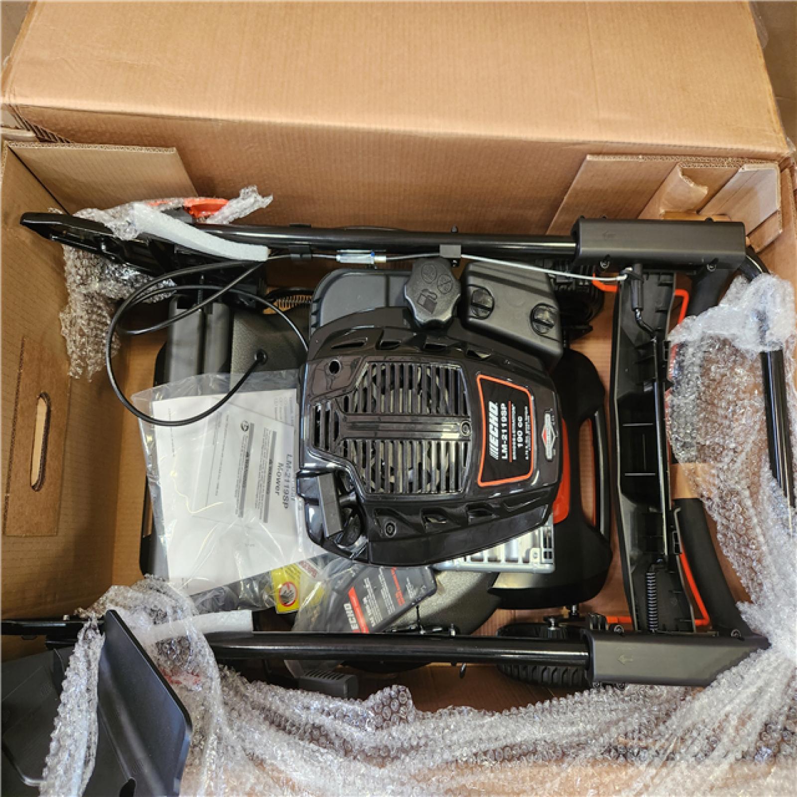 Phoenix NEW ECHO 21 in. 190 cc Briggs and Stratton Gas 3-in-1 Dual Blade RWD Self-Propelled Lawn Mower with Single Lever Deck Adjustment