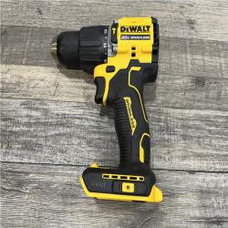 AS-IS DEWALT ATOMIC 20V Lithium-Ion Cordless 1/2 in. Hammer Drill Kit