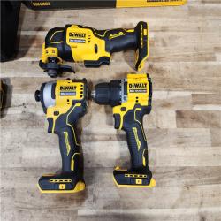 HOUSTON LOCATION - AS-IS DEWALT ATOMIC 20-Volt Lithium-Ion Cordless Brushless (3-Tool) Combo Kit