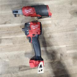 HOUSTON LOCATION - AS-IS MILWAUKEE 2 TOOL COMBO KIT W/ (2) BATTERY & CHARGER