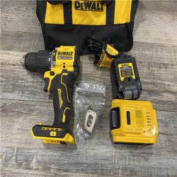 AS-IS DEWALT ATOMIC 20V Lithium-Ion Cordless 1/2 in. Hammer Drill Kit