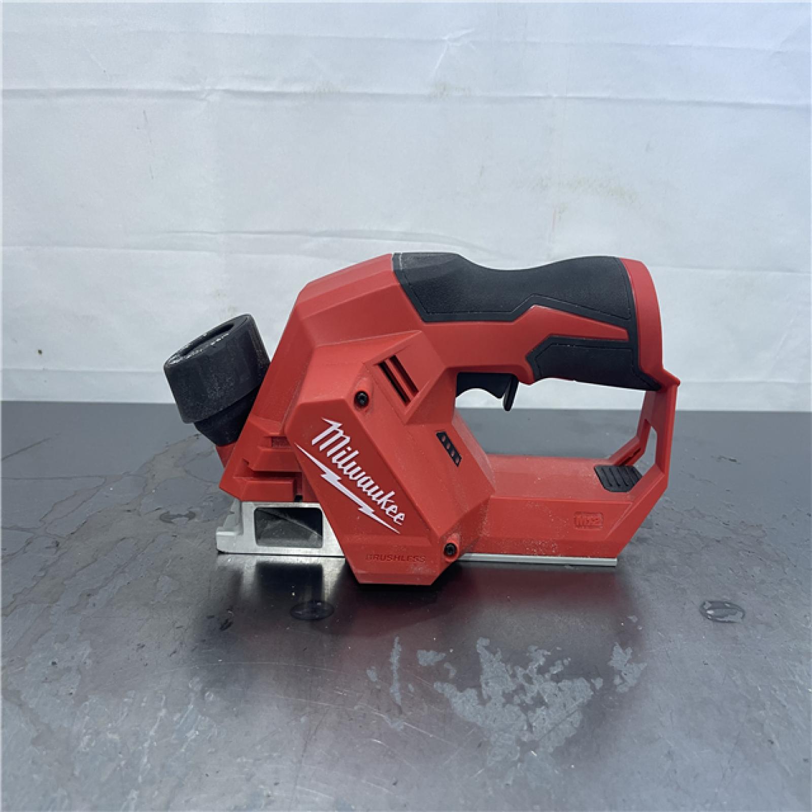 AS-IS- Milwaukee M12 Brushless 2-inch Planer  Tool Only