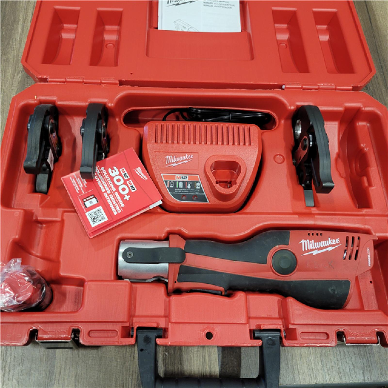 AS-IS Milwaukee 2473-22 M12 Li-Ion FORCE LOGIC Press Tool Kit New
