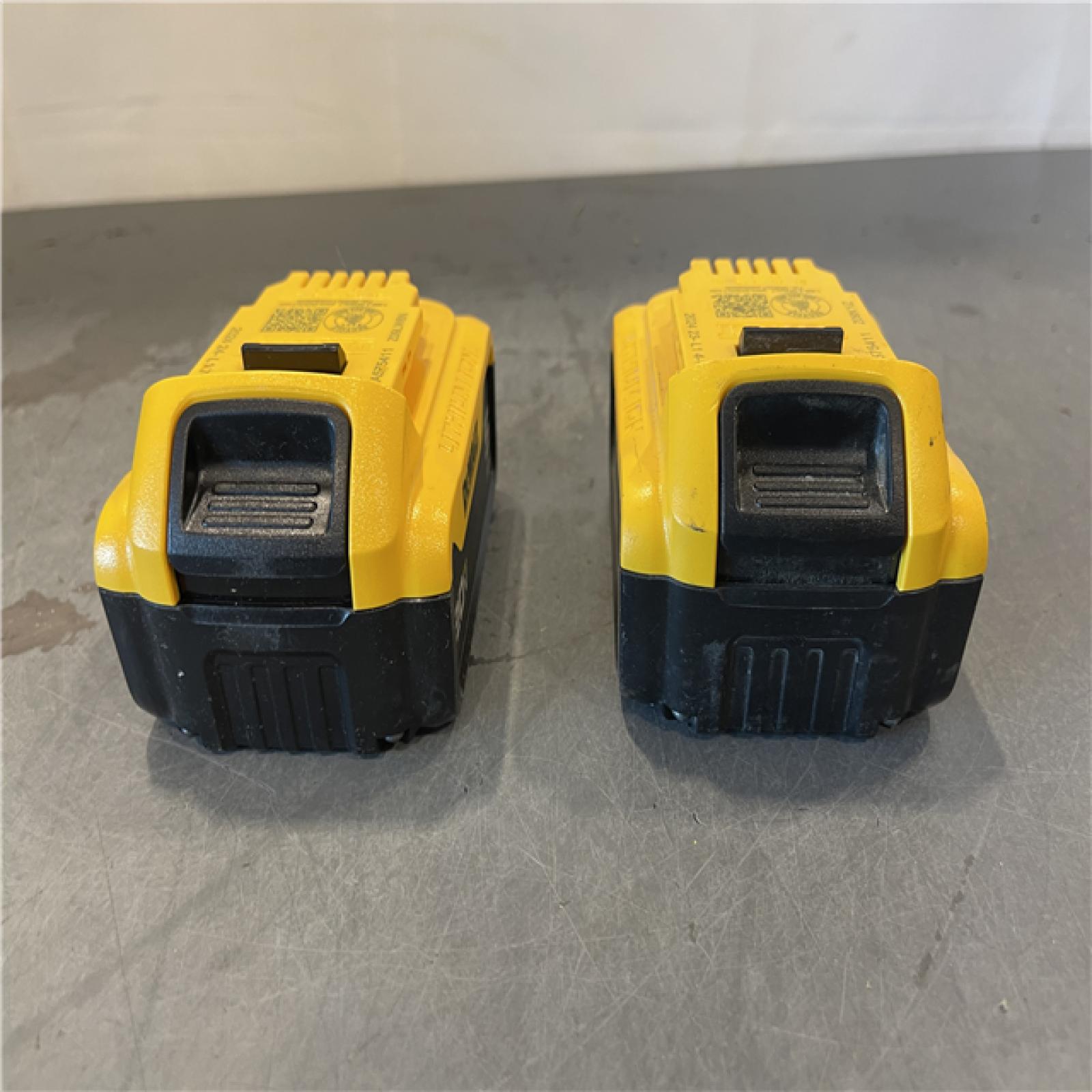 AS-IS - DEWALT 20V MAX XR Premium Lithium-Ion 5.0Ah Battery Pack (2 Pack)