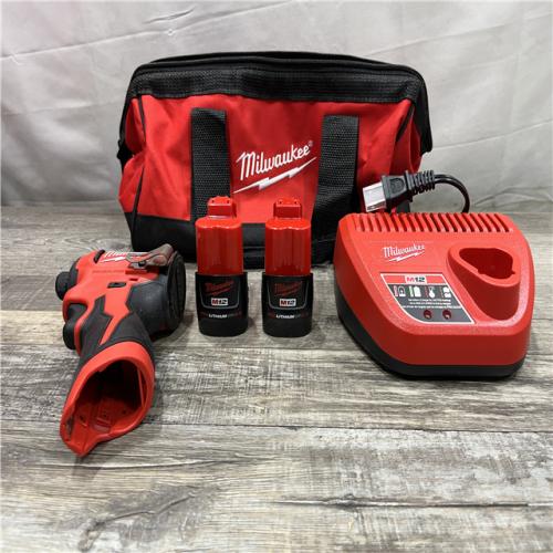 AS-IS Milwaukee 12-Volt Lithium-Ion Compact Brushless Cordless 1/4 in. Impact Driver Kit