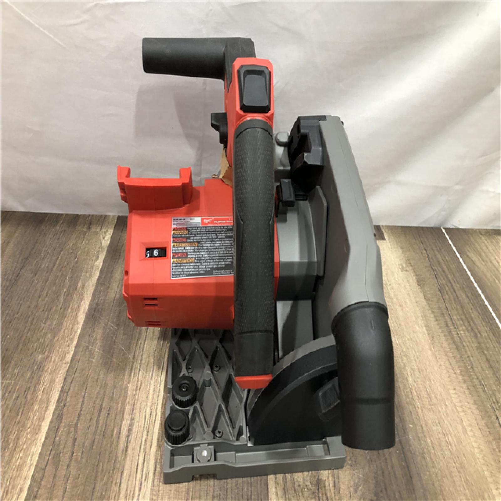 AS-IS Milwaukee FUEL 18V Lithium-Ion Cordless Brushless 6-1/2 in. Plunge Cut Track Saw (Tool-Only)