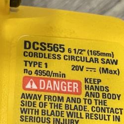 AS-IS DEWALT 20V MAX Cordless Brushless 6-1/2 in. Sidewinder Style Circular Saw (Tool Only)
