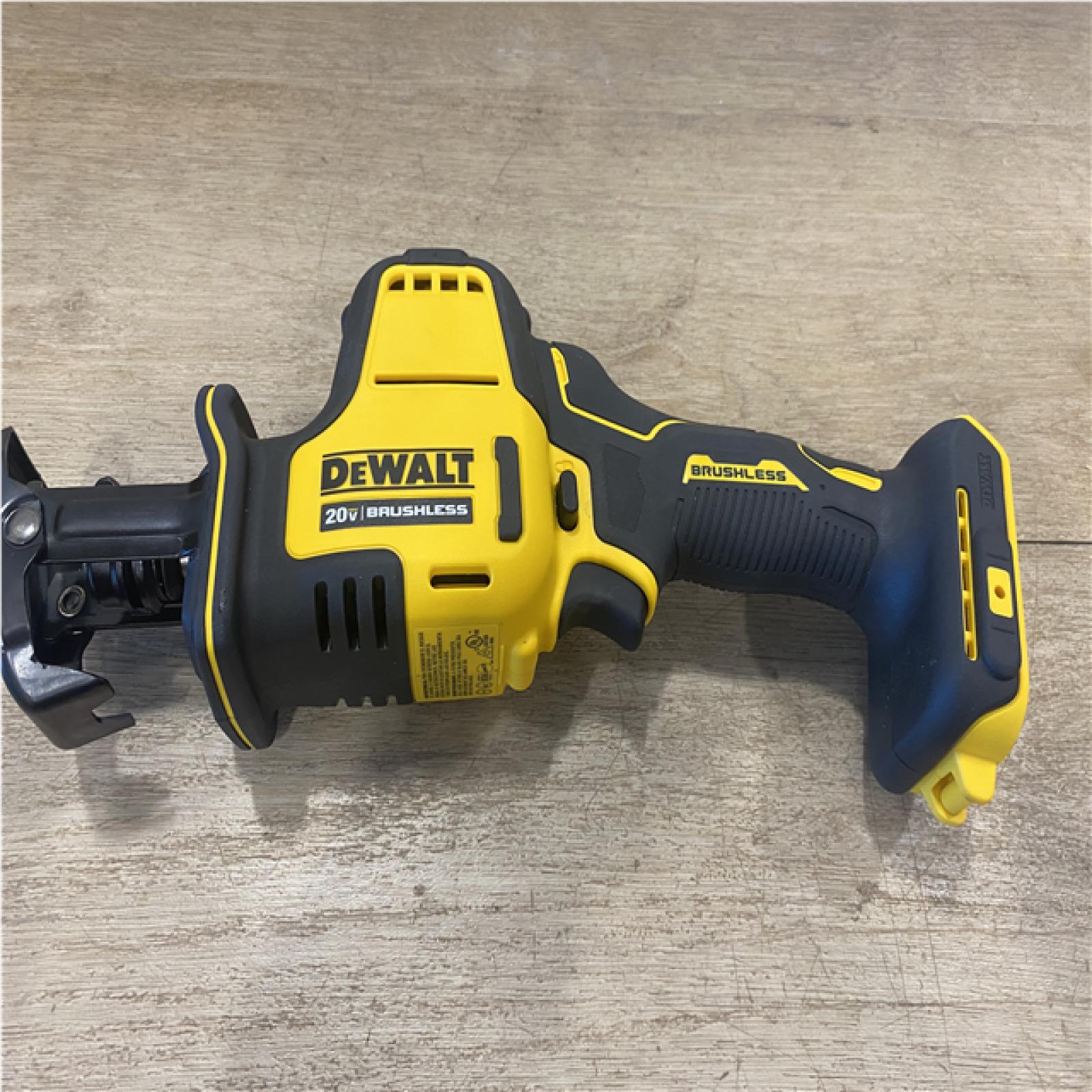 as-is DEWALT ATOMIC 20V MAX Cordless Brushless Compact Reciprocating Saw (Tool Only)