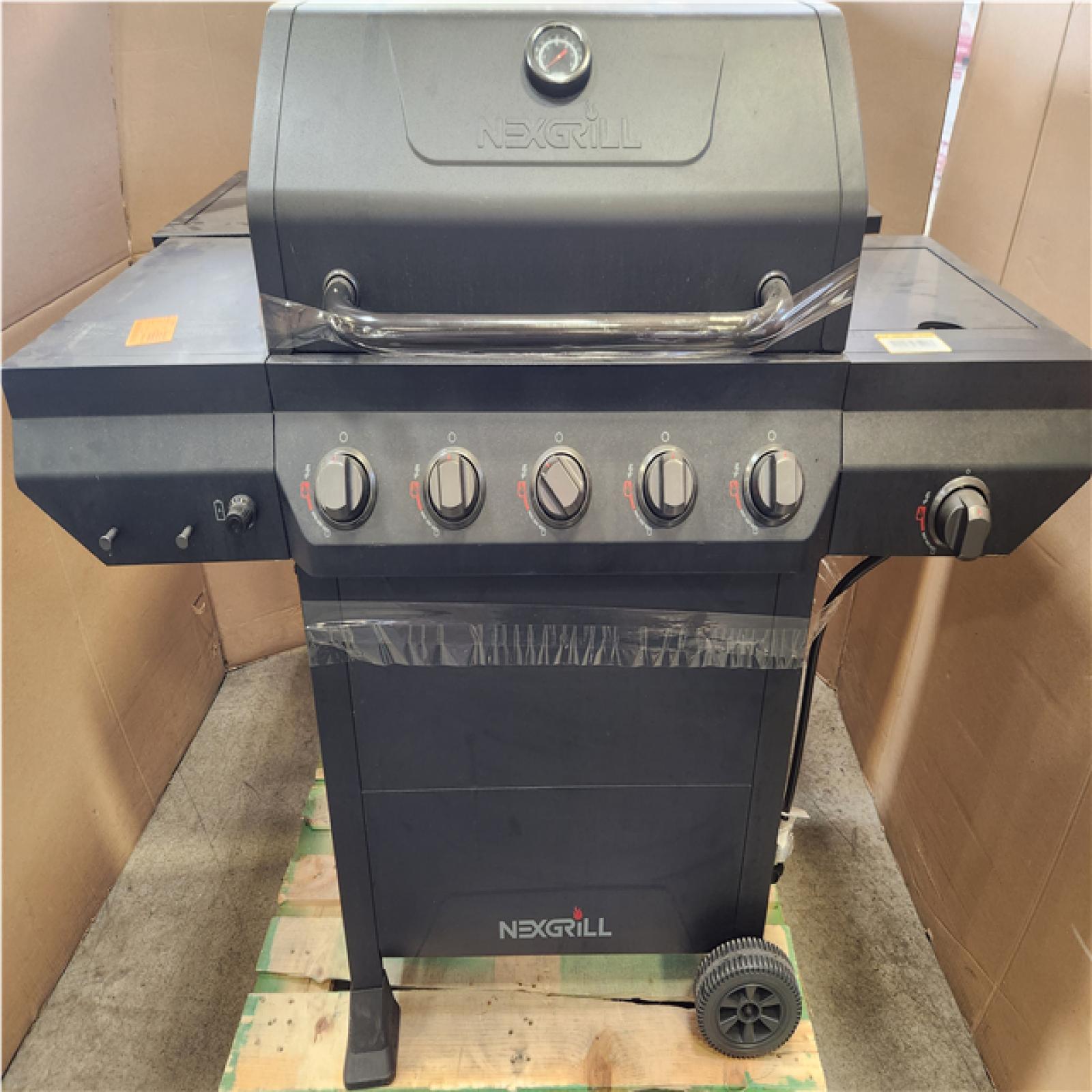 Phoenix 2 LIKE NEW Nexgrill 5-Burner Liquid Propane Gas Grill in Graphite Black with Side Burner