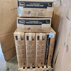 Phoenix NEW Mixed Master Flow Insulated Flexible Duct R8 Silver Jacket Pallet (18-Boxes)