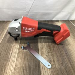 AS-IS Milwaukee 18V Lithium-Ion Brushless Cordless 4-1/2 in./5 in. Grinder w/Paddle Switch (Tool-Only)