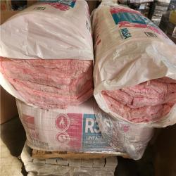 Phoenix AS-IS Owens Corning R-38 Unfaced Fiberglass Insulation Batt 24 in. x 48 in. Pallet (6 Bags)