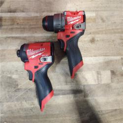 HOUSTON LOCATION - AS-IS Milwaukee 3497-22 12V Brushless Hammer Drill and Impact Driver Combo Kit