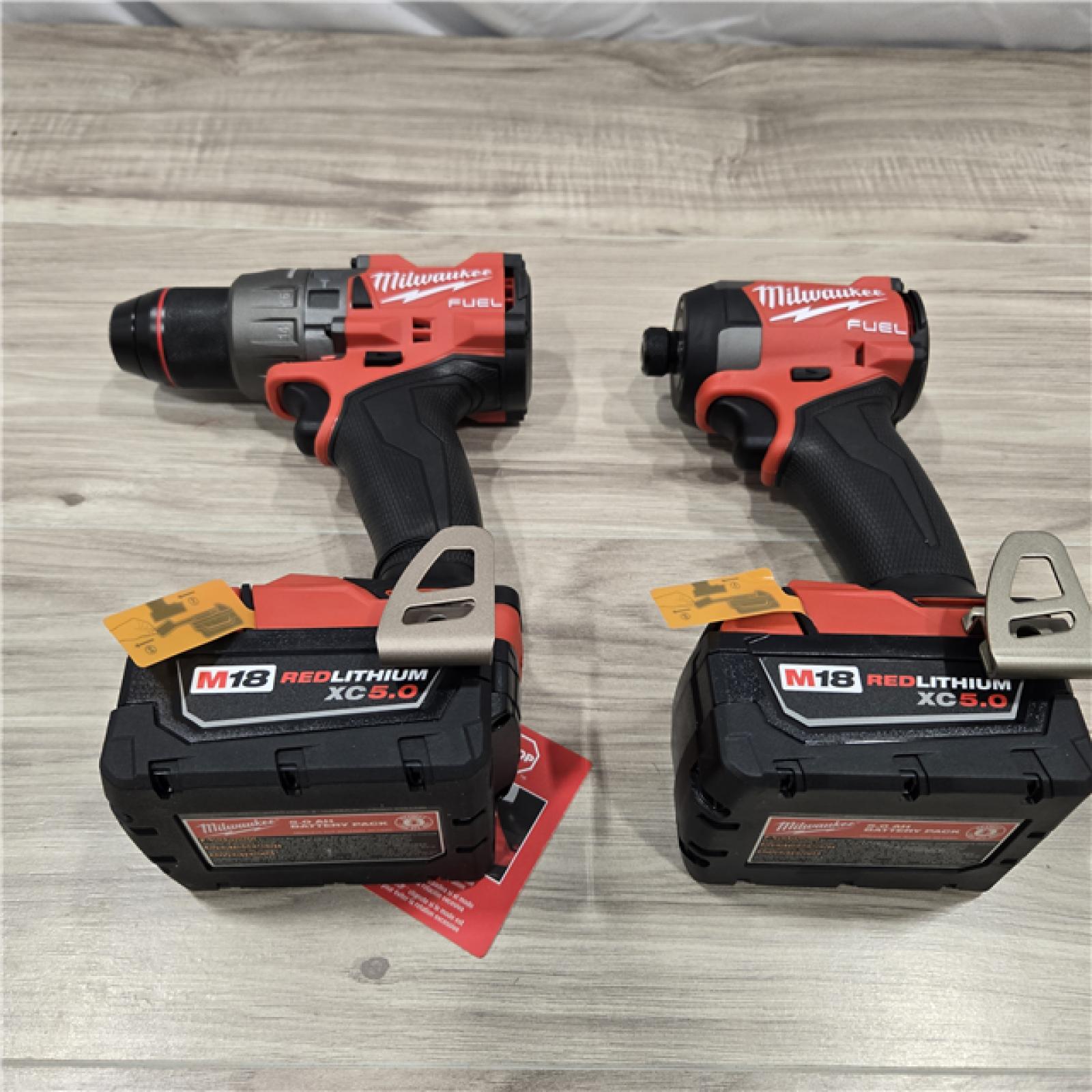 LIKE NEW! - MILWAUKEE FUEL 18 Cordless Hammer Drill and Impact Driver Combo Kit