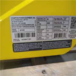 CALIFORNIA AS-IS CHAMPION PORTABLE POWER GENERATOR