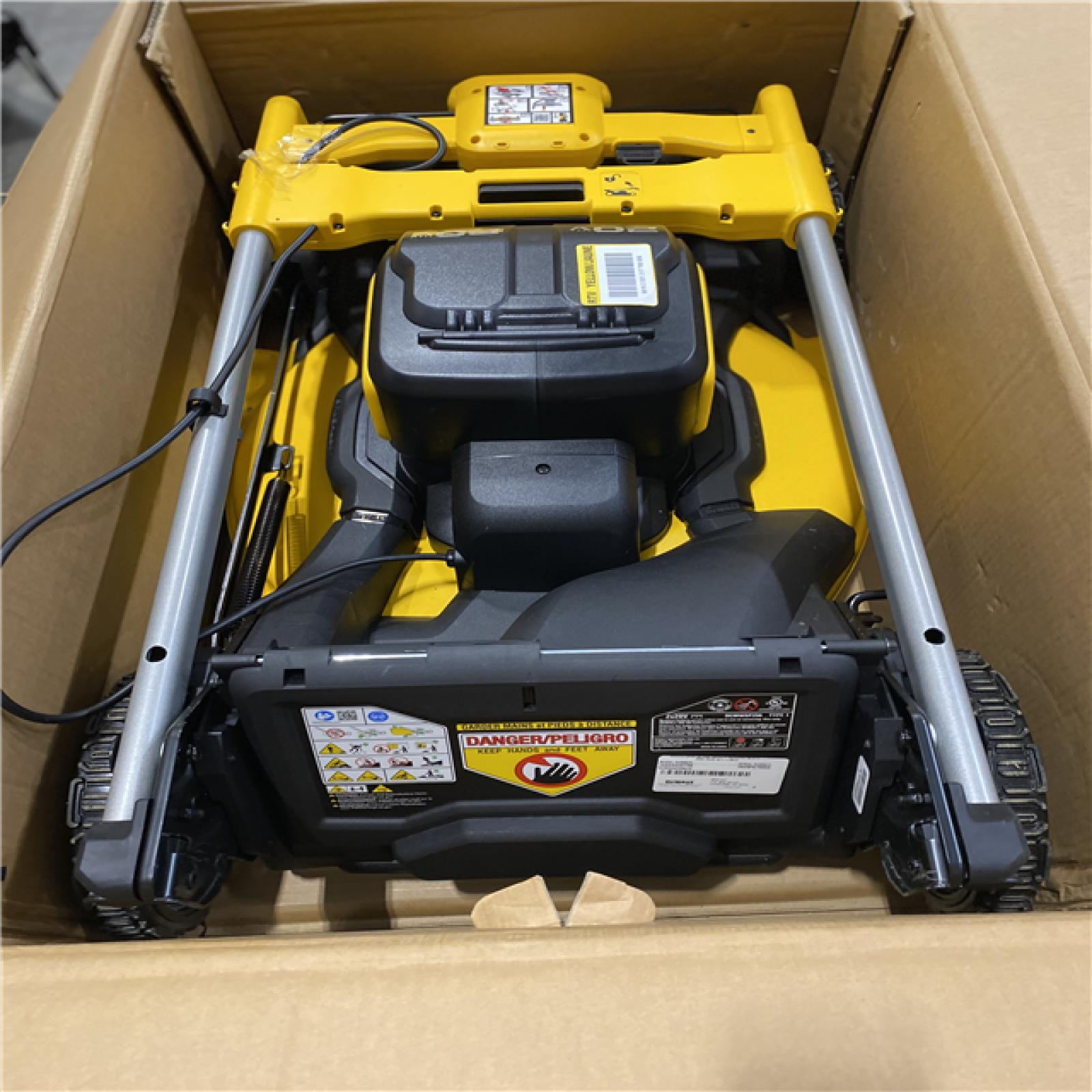 As-Is- DEWALT20V MAX 21 in. Brushless Cordless Battery Powered Self Propelled Lawn Mower Kit with (2) 10 Ah Batteries & Chargers