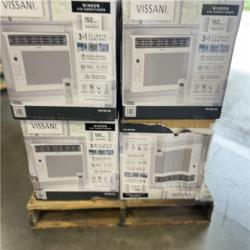 DALLAS LOCATION - Vissani 5,000 BTU 115-Volt Window Air Conditioner for 150 sq. ft. Rooms in White PALLET - (12 UNITS)