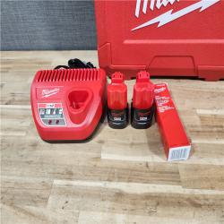 HOUSTON LOCATION - AS-IS M12 12-Volt Lithium-Ion Cordless PEX Expansion Tool Kit with (2) 1.5 Ah Batteries  (3) Expansion Heads and Hard Case
