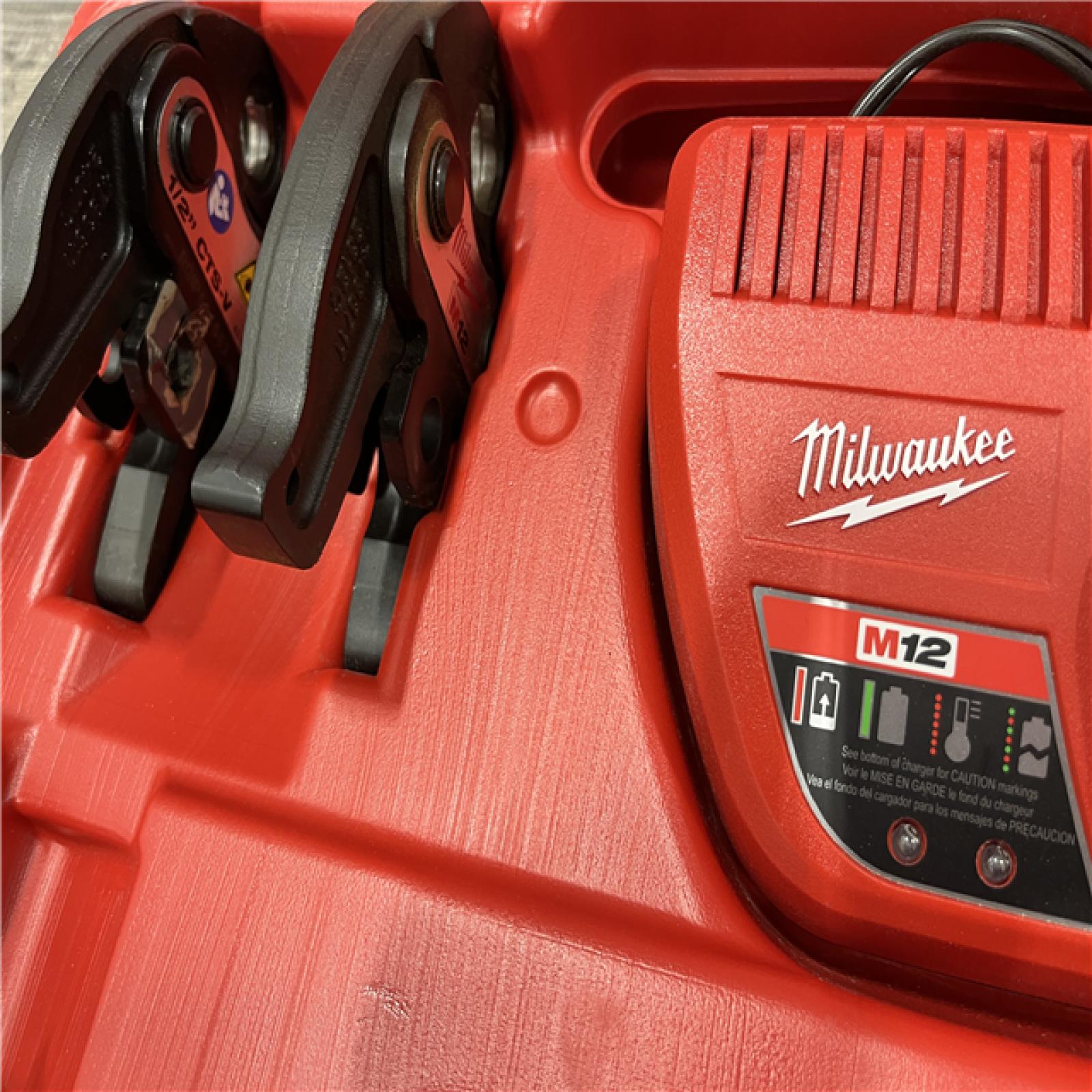 AS-IS Milwaukee 12-Volt Lithium-Ion Force Logic Cordless Press Tool Kit