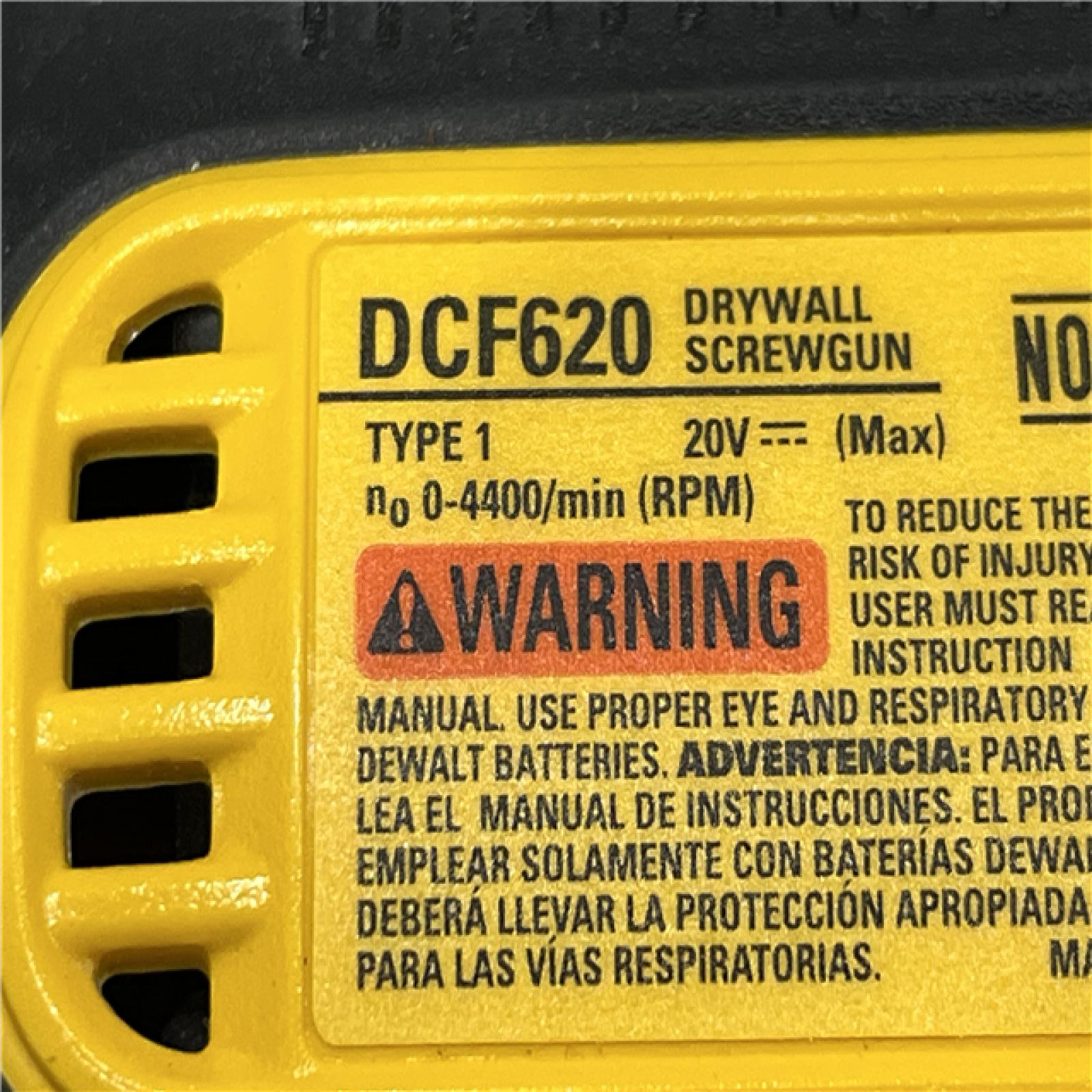 AS-IS DEWALT 20V MAX XR Lithium-Ion Brushless Cordless Drywall Screwgun (Tool Only)