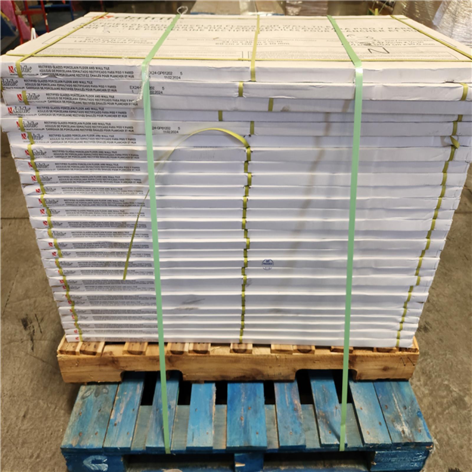 Phoenix Location NEW Daltile Wenrose Calacatta Topaz 24 in. x 48 in. Polished Porcelain Marble Look Floor and Wall Tile (418 sq. ft./27 case)