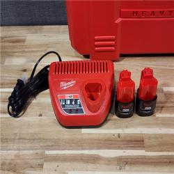 HOUSTON LOCATION - AS-IS M12 12-Volt Lithium-Ion Force Logic Cordless Press Tool Kit (1 Jaws Included) with Two 1.5 Ah Battery and Hard Case