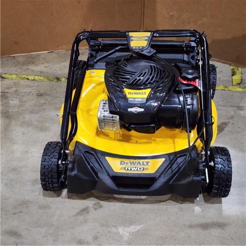 HOUSTON LOCATION - AS-IS DEWALT 21 in. 150cc Briggs and Stratton 625ex Engine Rear Wheel Drive 2-in-1 Gas Self Propelled Walk Behind Lawn Mower