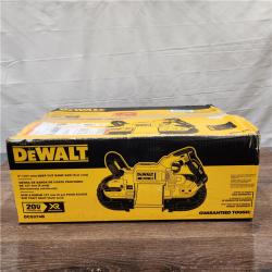 AS-IS DEWALT 20-Volt MAX Lithium-Ion Cordless Brushless Deep Cut Band Saw (Tool-Only)