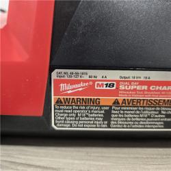 AS-IS Milwaukee 48-59-1815 M18 18V Dual Bay Simultaneous Super Charger