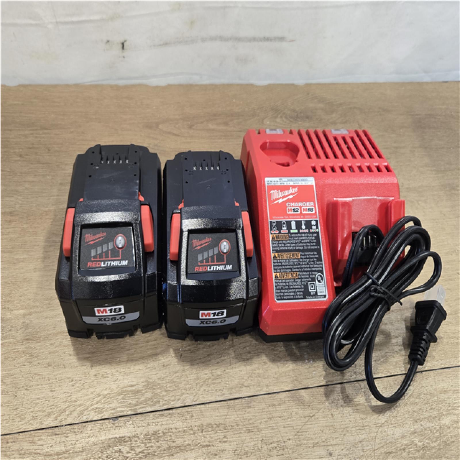 AS-IS Milwaukee 18-Volt Lithium-Ion High Output Starter Kit