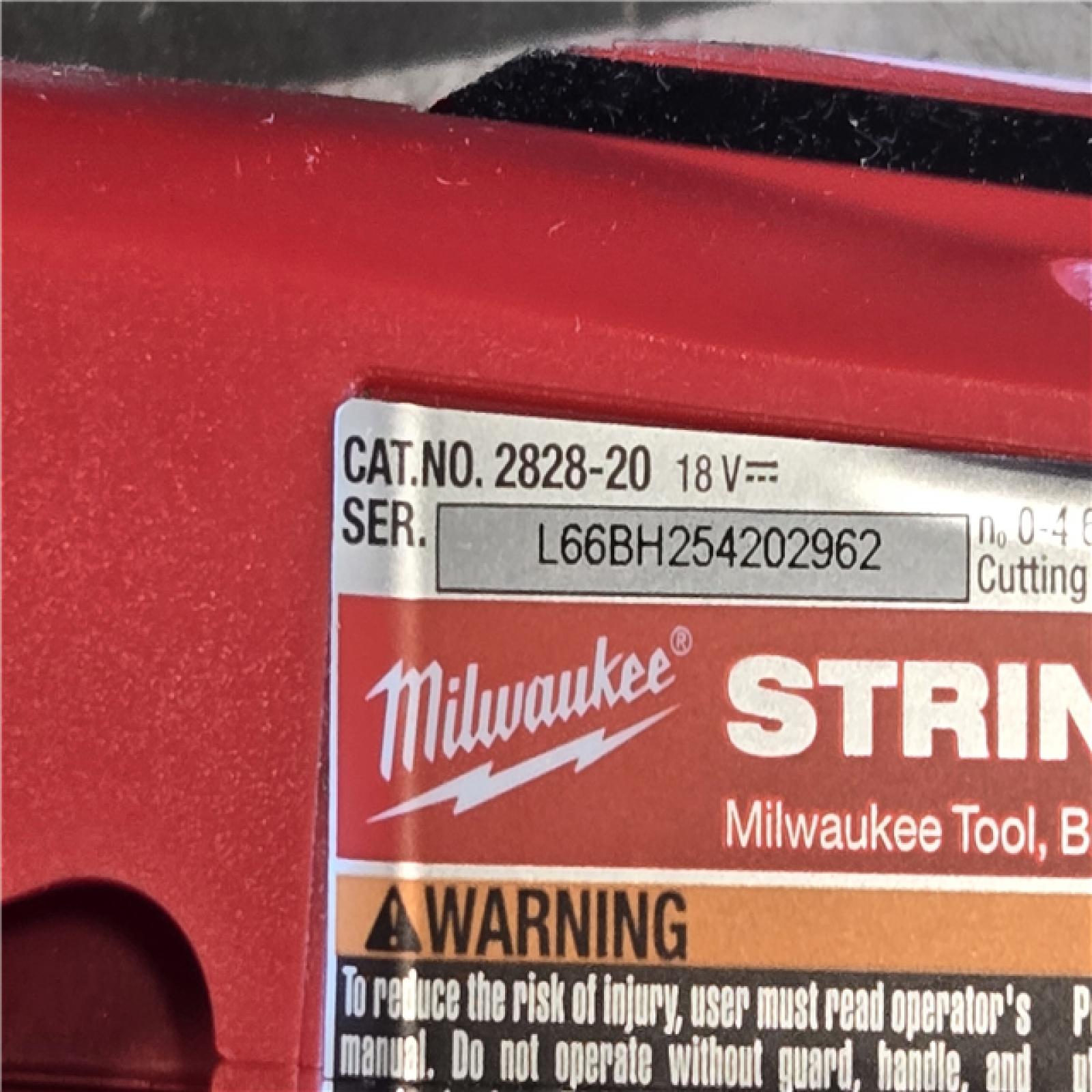 AS-IS Milwaukee M18 18V Cordless String Trimmer (Tool-Only  LOT OF 2)