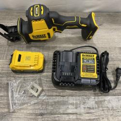 AS-IS DEWALT Atomic 20-Volt Maximum Cordless Brushless Compact Reciprocating Saw Kit