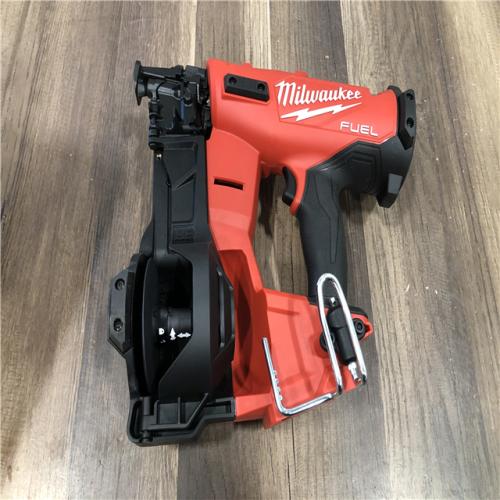 AS-IS Milwaukee FUEL 18-Volt Lithium-Ion Brushless Cordless Coil Roofing Nailer (Tool Only)