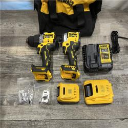 AS-IS DEWALT 20V XR Lithium-Ion Cordless 2-Tool Combo Kit