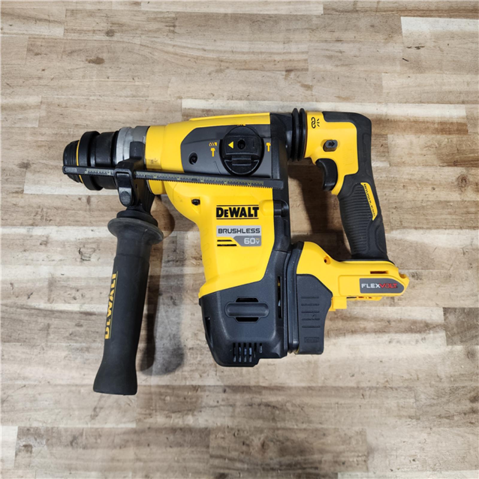 HOUSTON LOCATION - AS-IS DEWALT FLEXVOLT 60V MAX Cordless 1-1/4 in. SDS Plus Rotary Hammer (Tool Only)