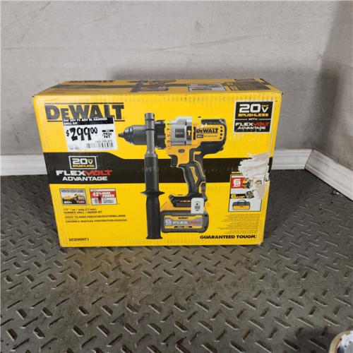 Houston Location - AS-IS DeWalt 20V MAX 1/2 in. Brushless Cordless Hammer Drill/Drive Kit (Battery & Charger)  - Appears IN GOOD Condition