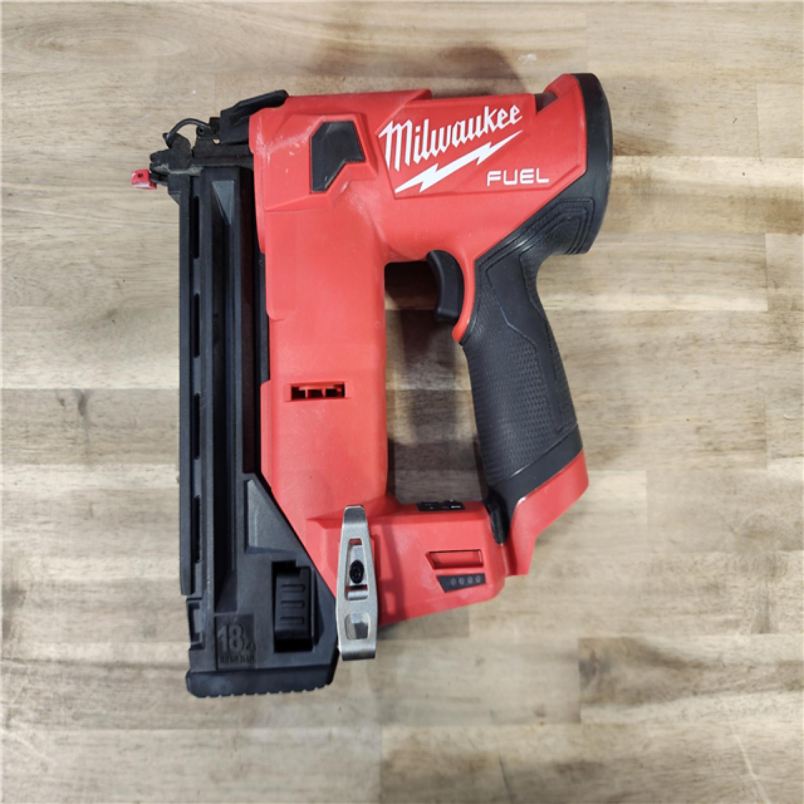 HOUSTON LOCATION - AS-IS M12 FUEL 12-Volt Lithium-Ion Brushless Cordless 18-Guage Compact Brad Nailer (Tool Only)