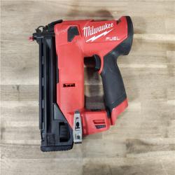 HOUSTON LOCATION - AS-IS M12 FUEL 12-Volt Lithium-Ion Brushless Cordless 18-Guage Compact Brad Nailer (Tool Only)