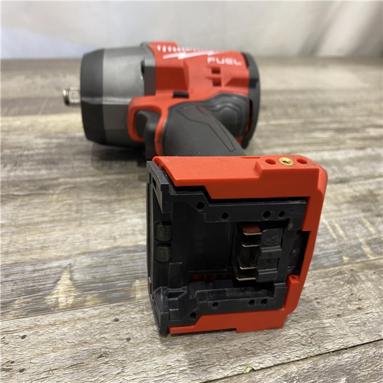 AS-IS Milwaukee FUEL 18V Lithium-Ion Brushless Cordless 1/2 in. Impact Wrench with Friction Ring (Tool-Only)