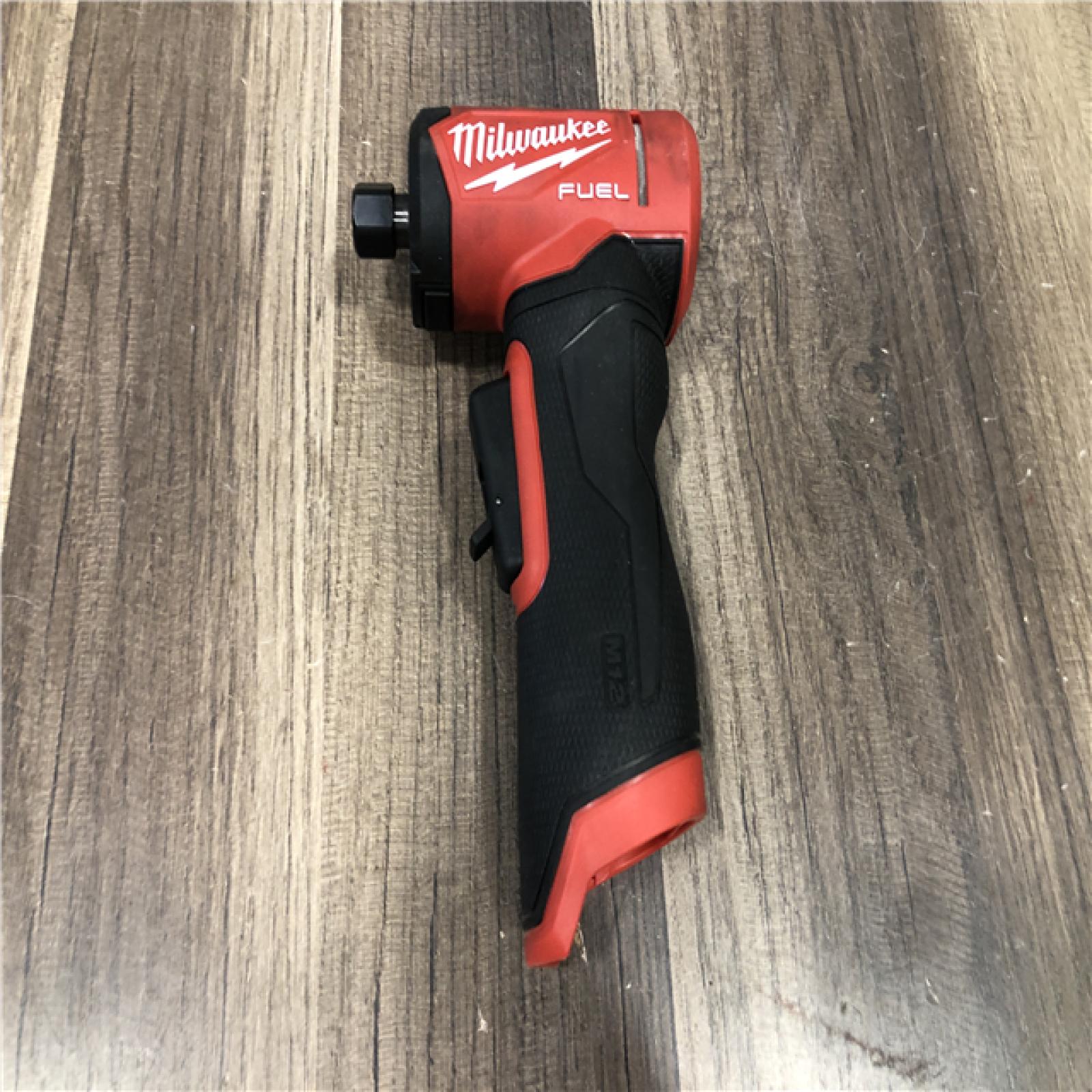 AS-IS Milwaukee FUEL 12V Lithium-Ion Brushless Cordless 1/4 in. Right Angle Die Grinder (Tool-Only)