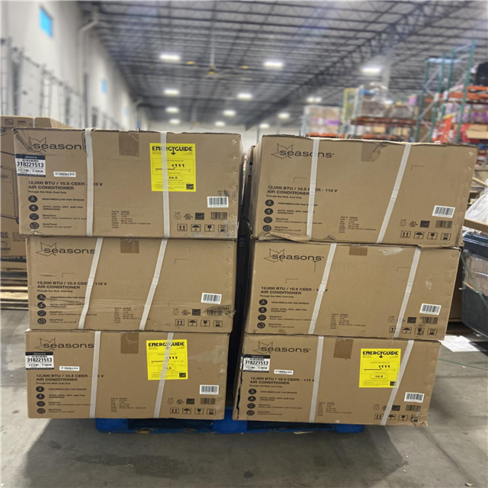 DALLAS LOCATION - Seasons 12 000 BTU 115 V Through-The-Wall Cool-Only Air Conditioner